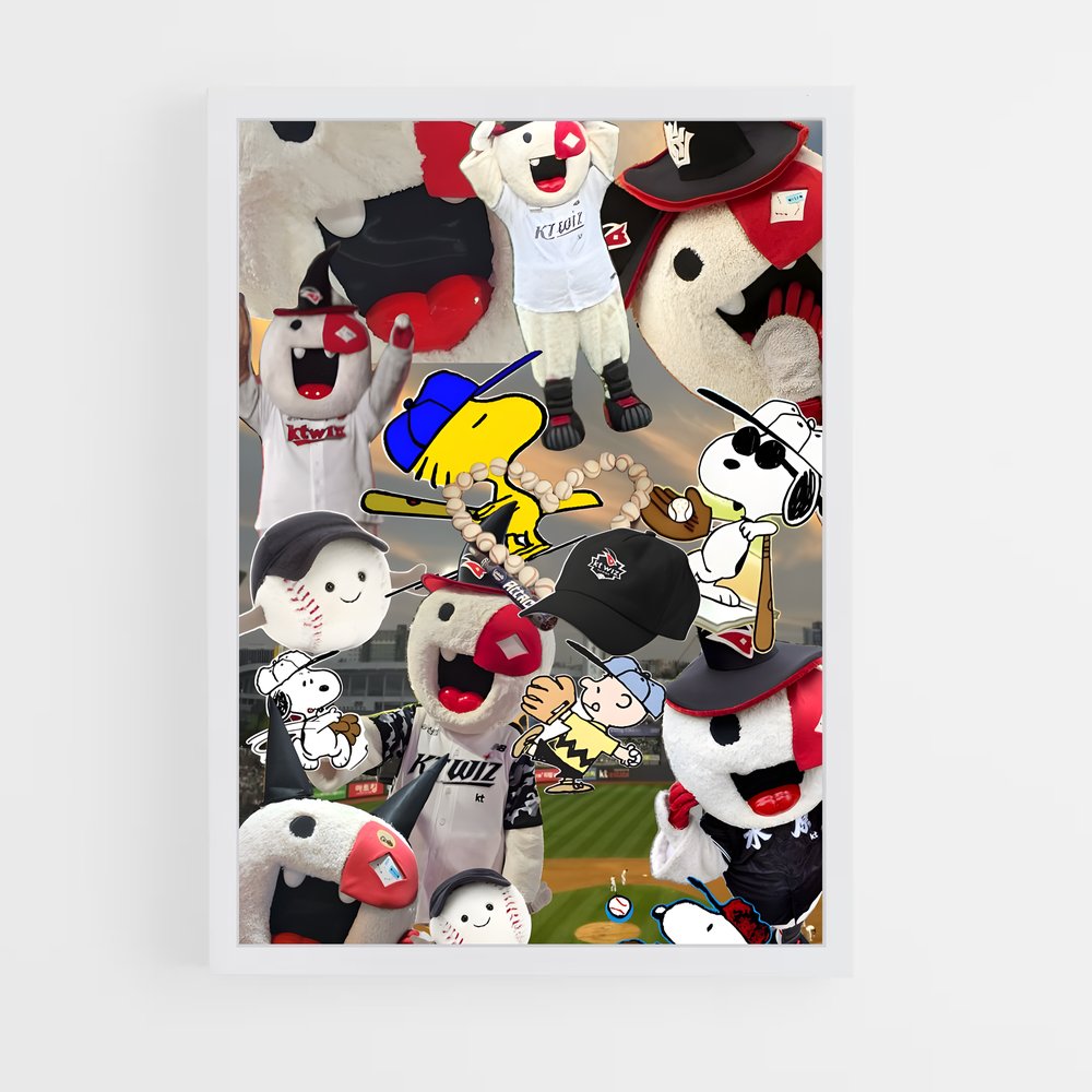 Poster Les Maîtres du Diamant – affiche Baseball (vue 3)